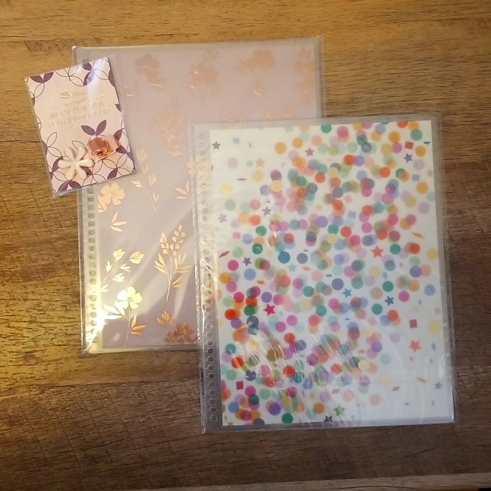 Erin Condren Interchangeable Covers & Pen Holder Clip